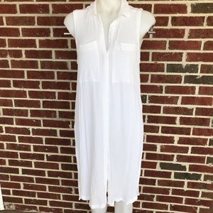 HD in Paris tunic dress size medium white color